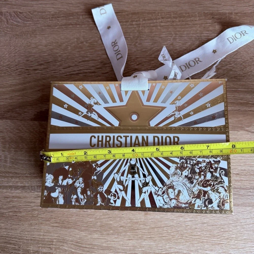 Christian Dior Milan Italy Shopping‎ Bag Gold Star Charm/Ribbon Circus of Dreams